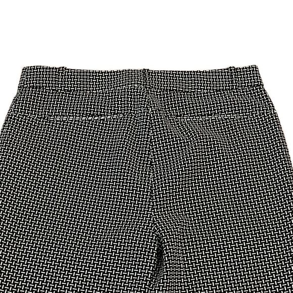 NWT Diane Von Furstenberg Women’s Black And Ivory Geoprint Pants, Size 6, NWT - Picture 4 of 11